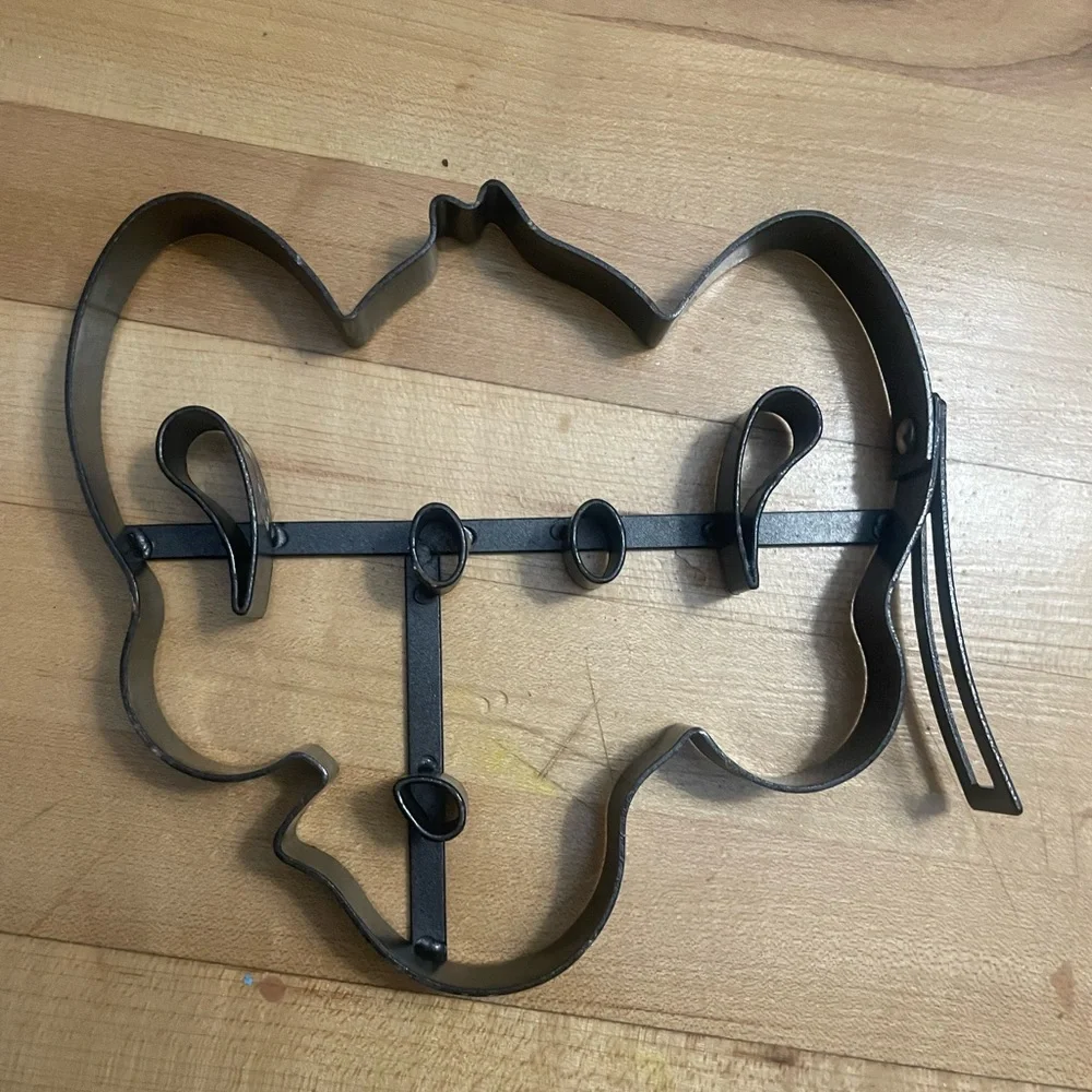 Williams Sonoma Red and Black Cookie Cutters/Pancake Molds